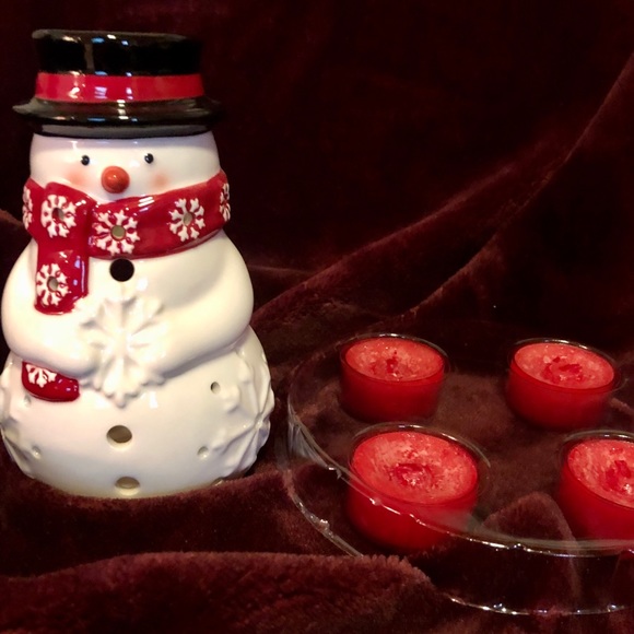 Yankee Candle snowman gift set